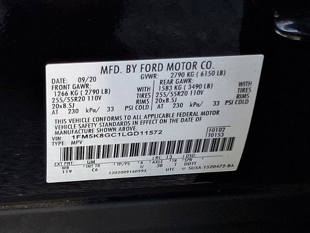 Certified 2020 Ford Explorer ST w/ Premium Technology Package AWD/4WD image 27