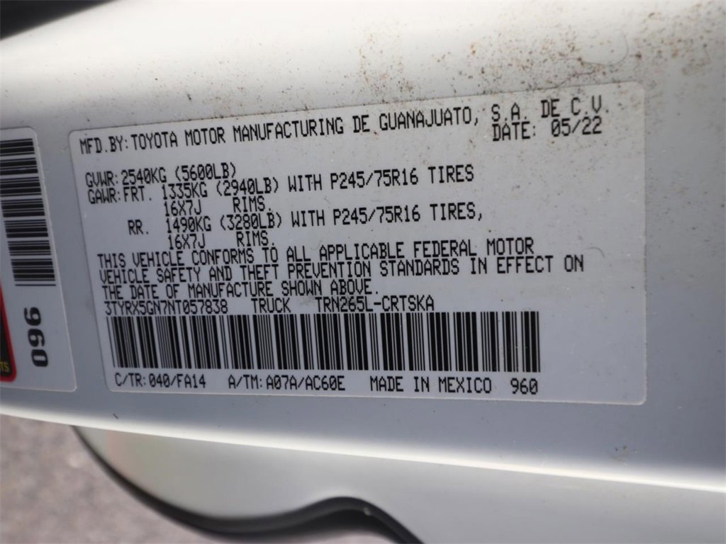 Used 2022 Toyota Tacoma SR image 24