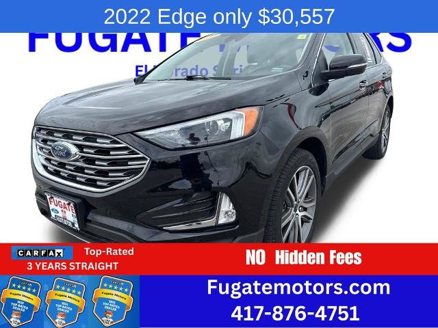 Certified 2022 Ford Edge Titanium w/ Class II Trailer Tow Package