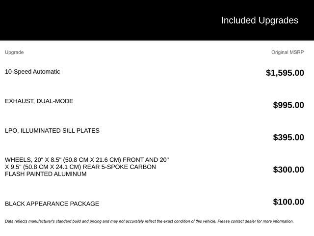 Used 2019 Chevrolet Camaro SS w/ Black Appearance Package image 9