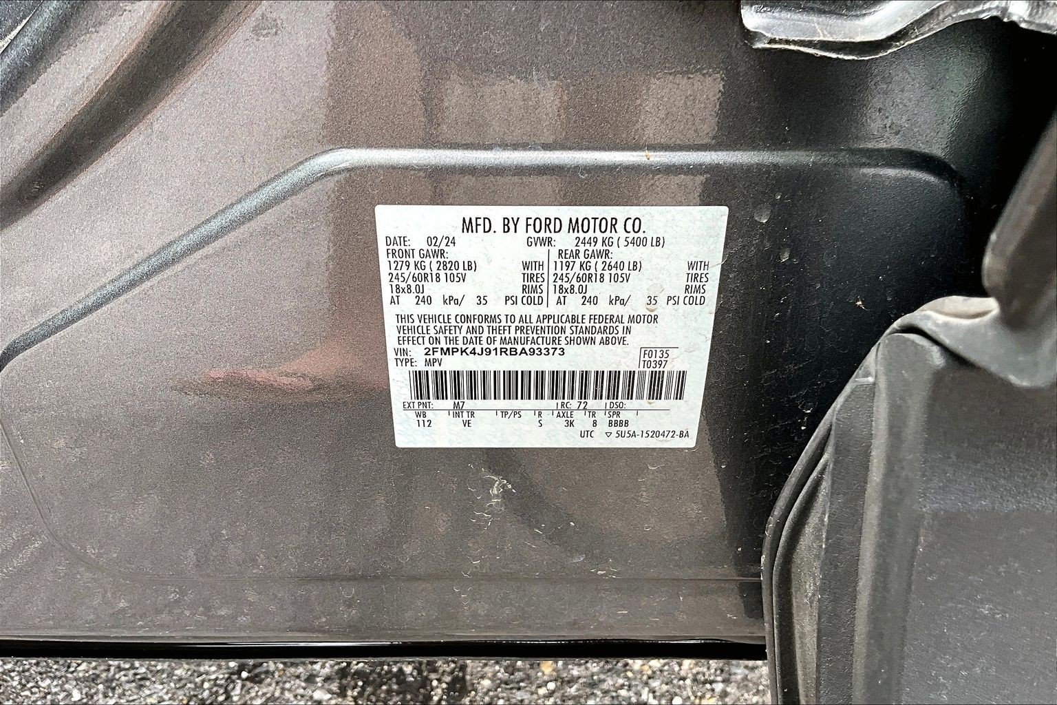 Certified 2024 Ford Edge SEL AWD/4WD image 35