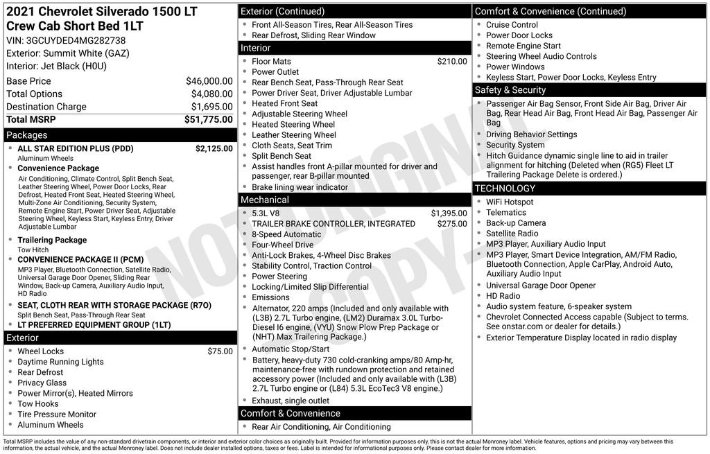 Used 2021 Chevrolet Silverado 1500 LT w/ All Star Edition Plus AWD/4WD image 8