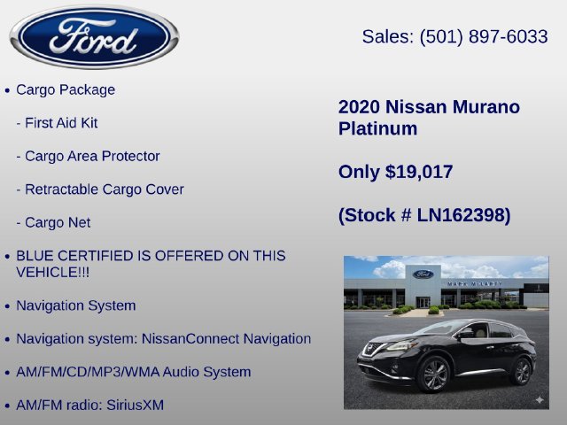 Used 2020 Nissan Murano Platinum w/ Cargo Package FWD image 6