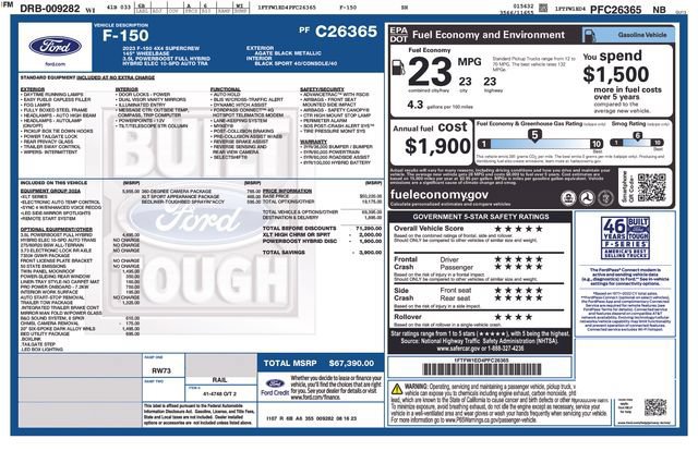 Certified 2023 Ford F150 XLT w/ Equipment Group 302A High AWD/4WD image 35