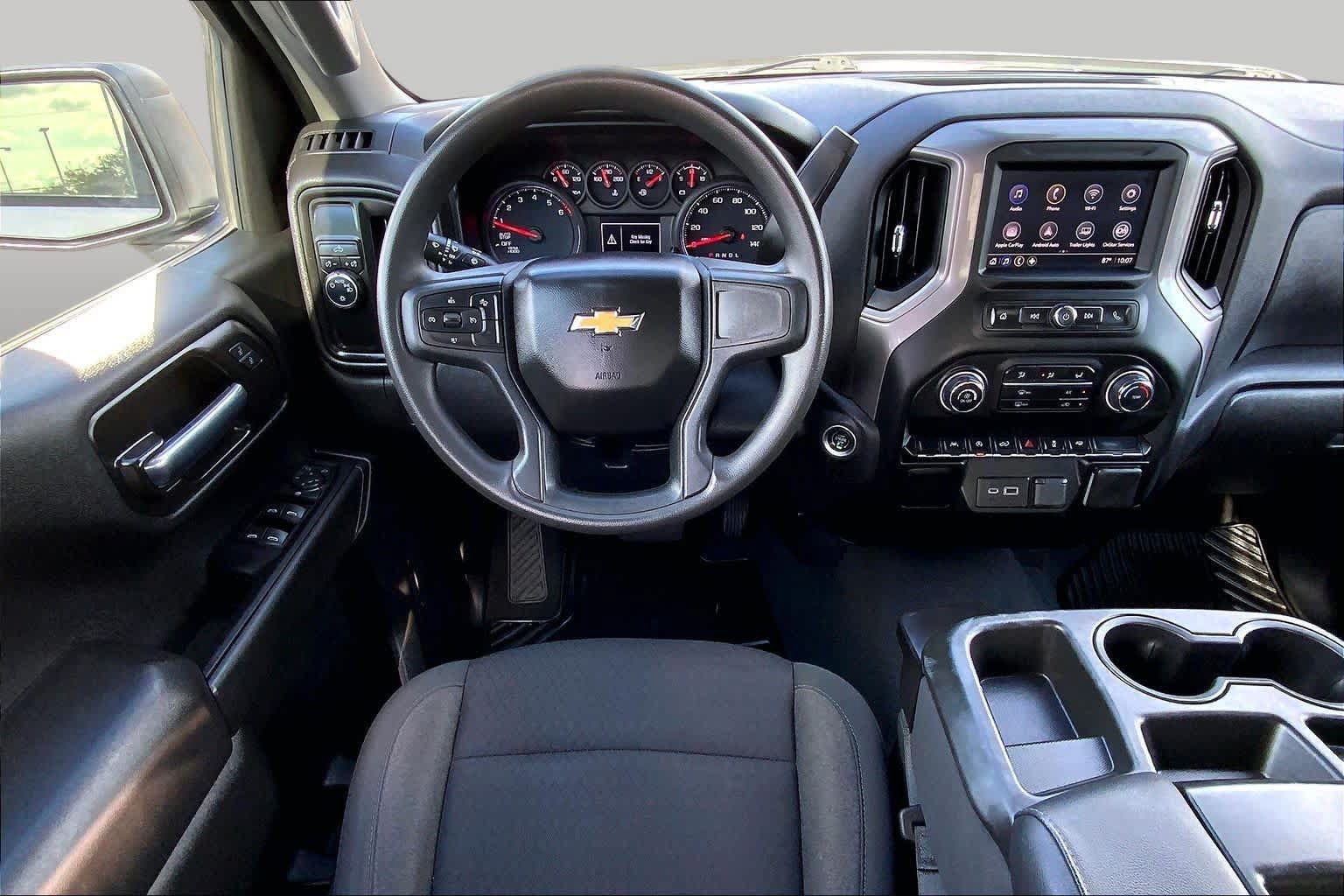 Used 2022 Chevrolet Silverado 1500 Custom w/ LPO, Dark Essentials Package RWD image 6