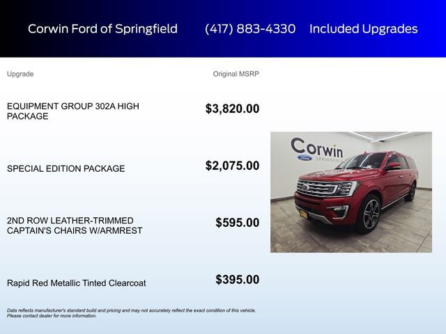 Certified 2021 Ford Expedition Max Limited AWD/4WD image 6