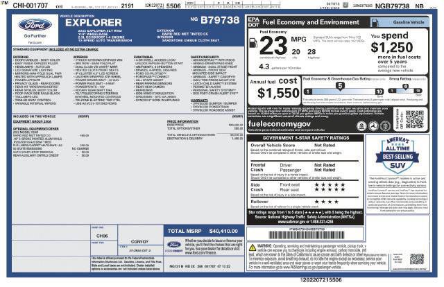 Certified 2022 Ford Explorer XLT RWD image 7