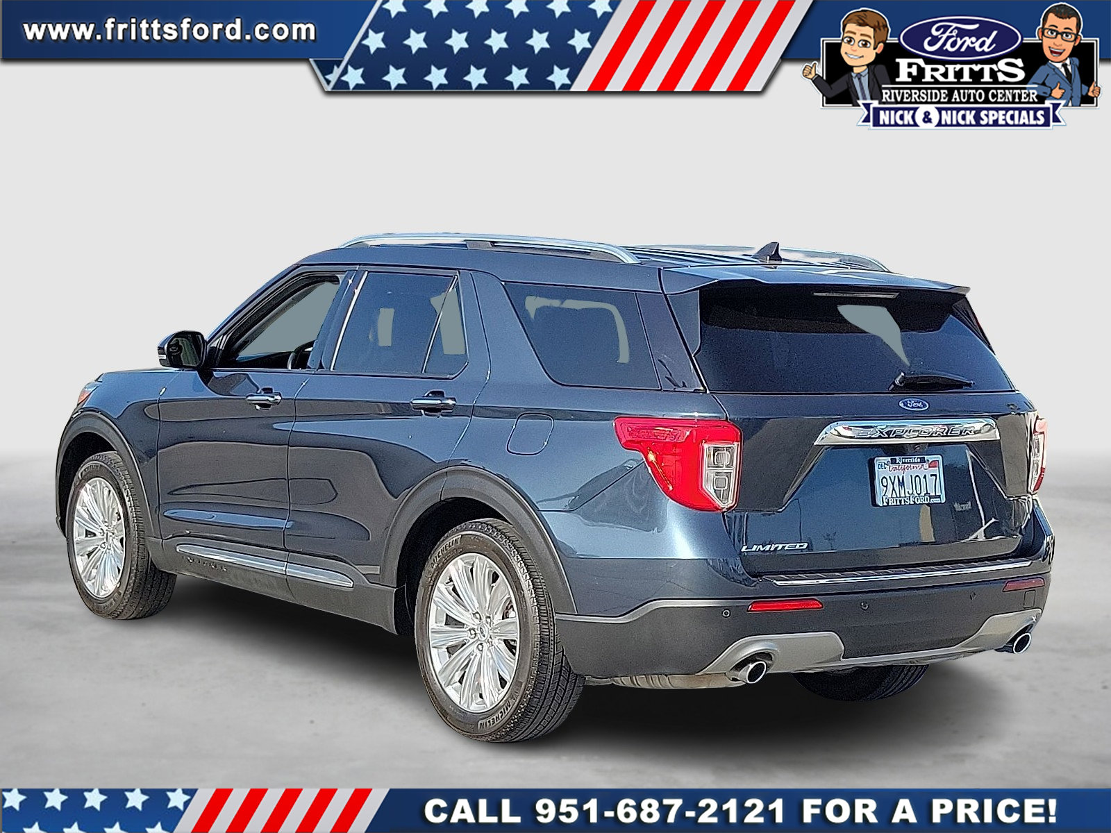 Certified 2023 Ford Explorer Limited w/ Limited Technology Package RWD image 3