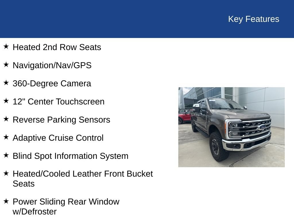 Certified 2023 Ford F350 Lariat w/ Tremor Off-Road Package AWD/4WD image 35