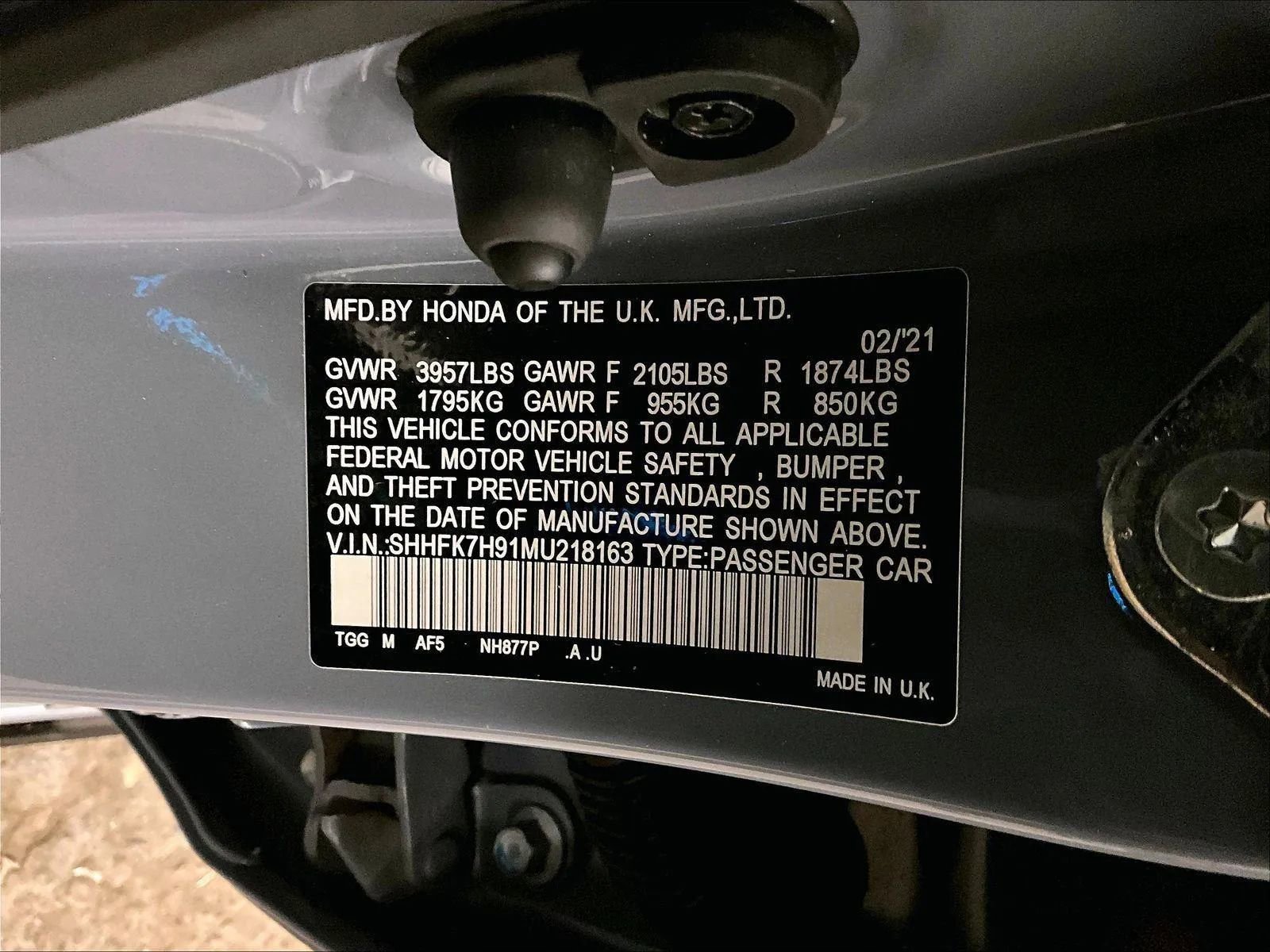 Used 2021 Honda Civic Sport Touring image 33
