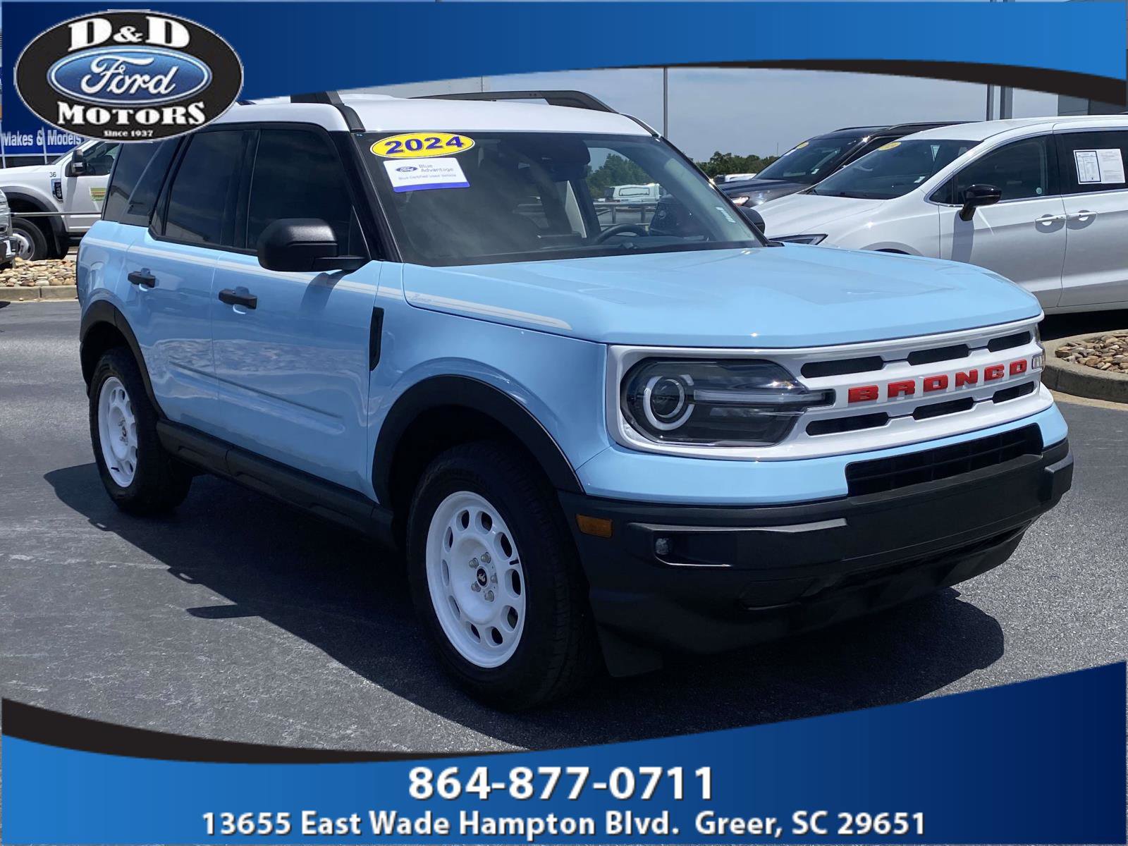 Certified 2024 Ford Bronco Sport Heritage w/ Heritage Convenience Package