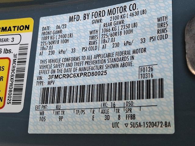 Certified 2023 Ford Bronco Sport Outer Banks AWD/4WD image 27