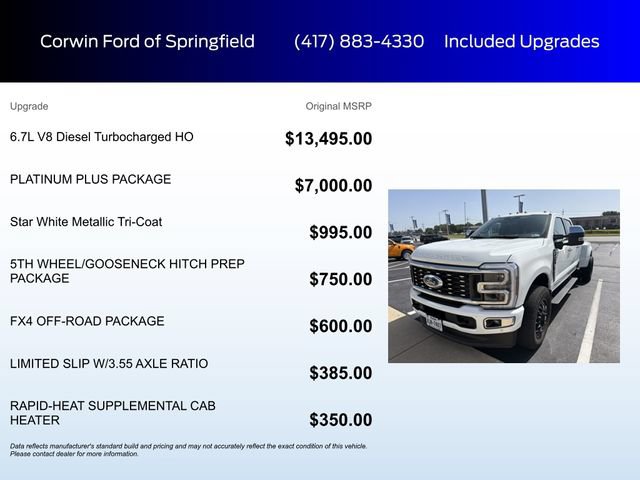 Certified 2026 Ford F350 Platinum w/ Platinum Plus Package AWD/4WD image 6
