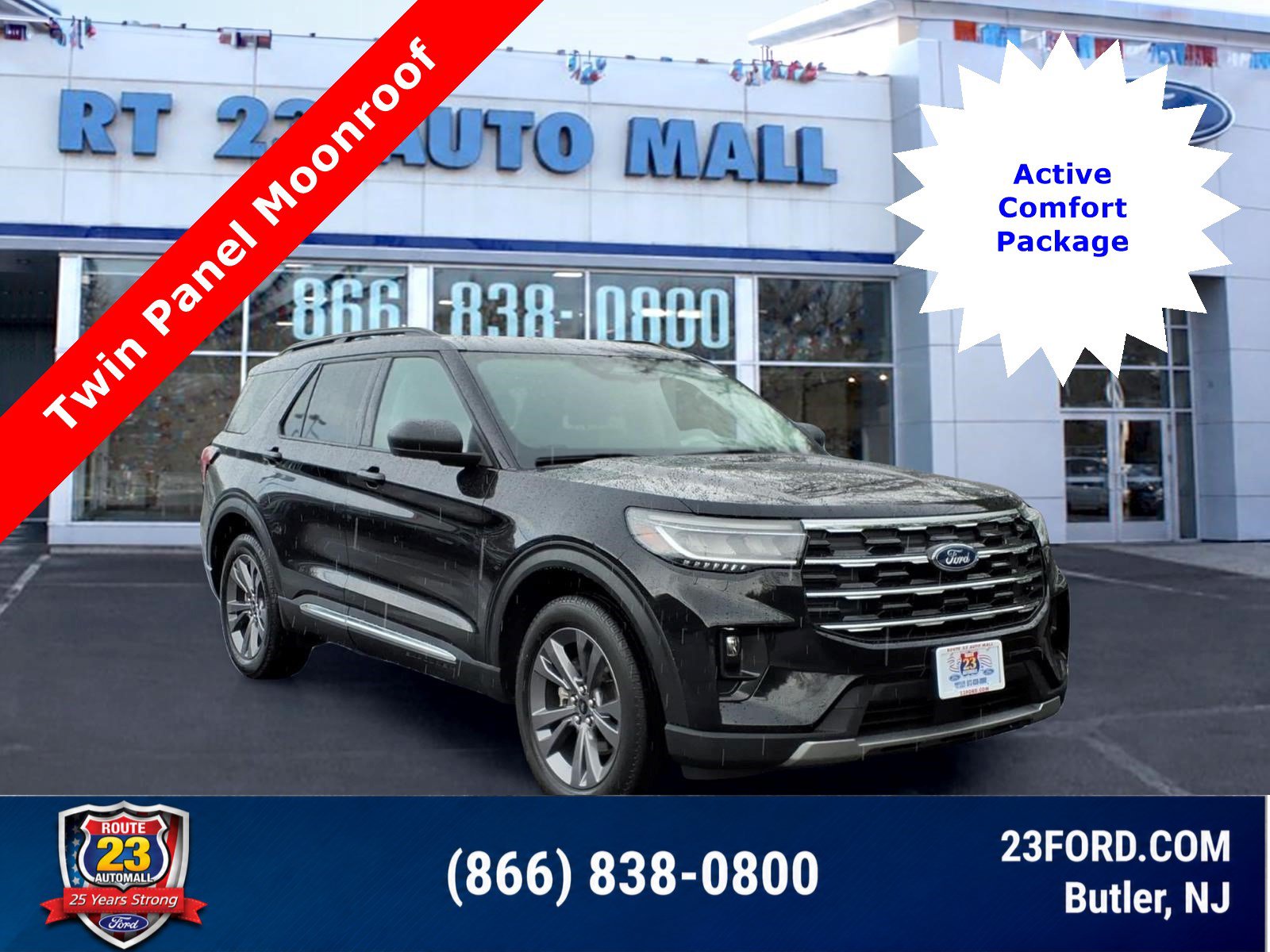 Certified 2025 Ford Explorer Active w/ Active Comfort Package AWD/4WD image 1