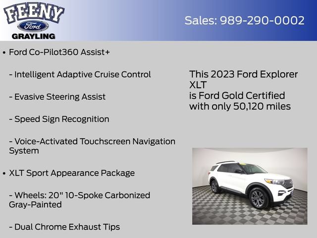 Certified 2023 Ford Explorer XLT w/ XLT Sport Appearance Package AWD/4WD image 14