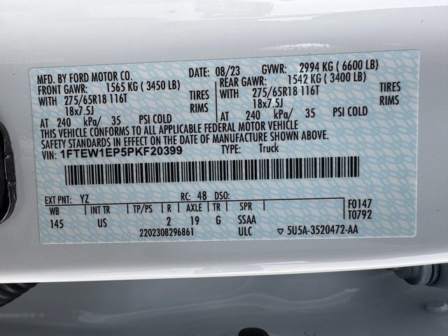 Certified 2023 Ford F150 XLT w/ Equipment Group 302A High image 31