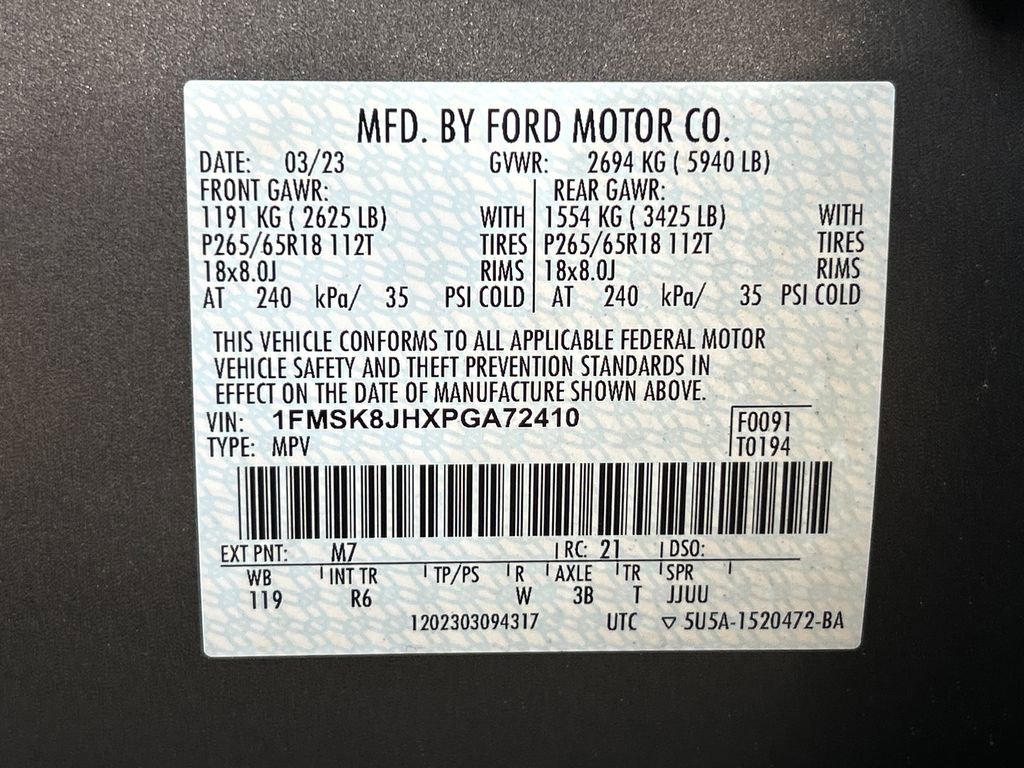 Certified 2023 Ford Explorer Timberline AWD/4WD image 31