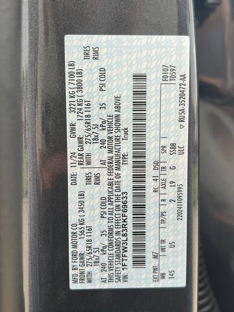 Certified 2024 Ford F150 XLT w/ Equipment Group 302A MID AWD/4WD image 37