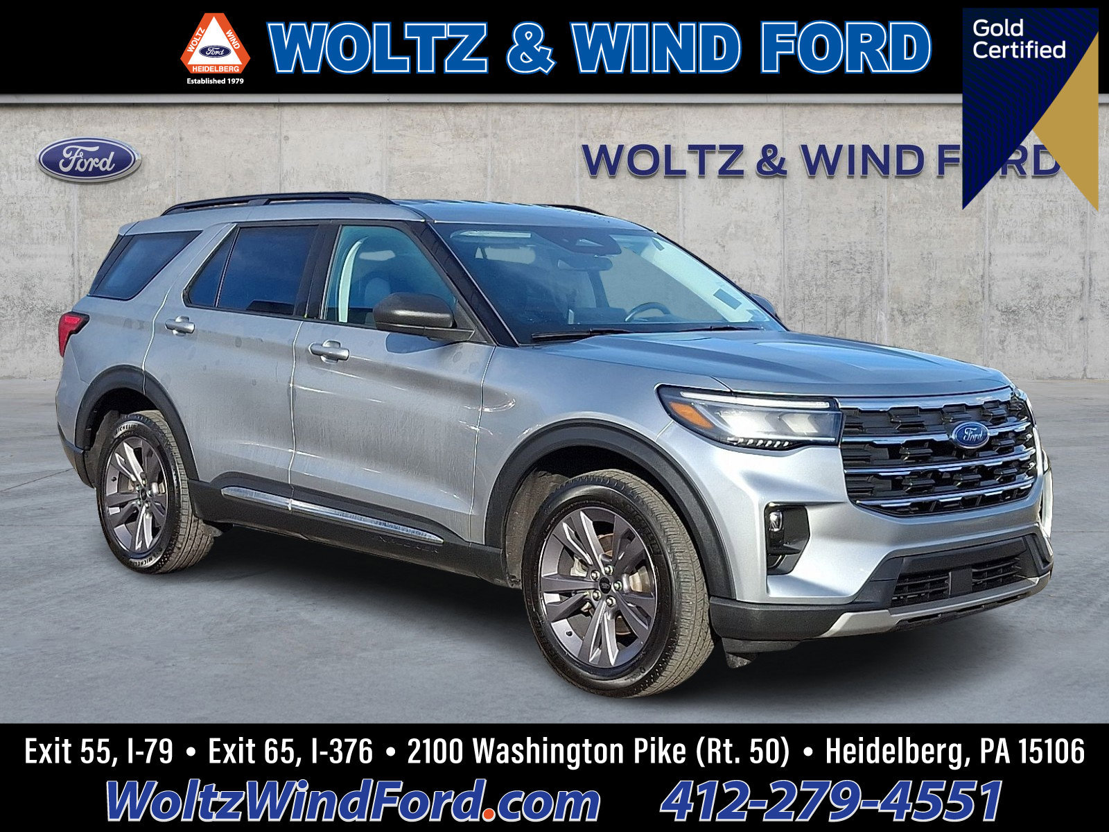 Certified 2025 Ford Explorer Active w/ Active Comfort Package image 1