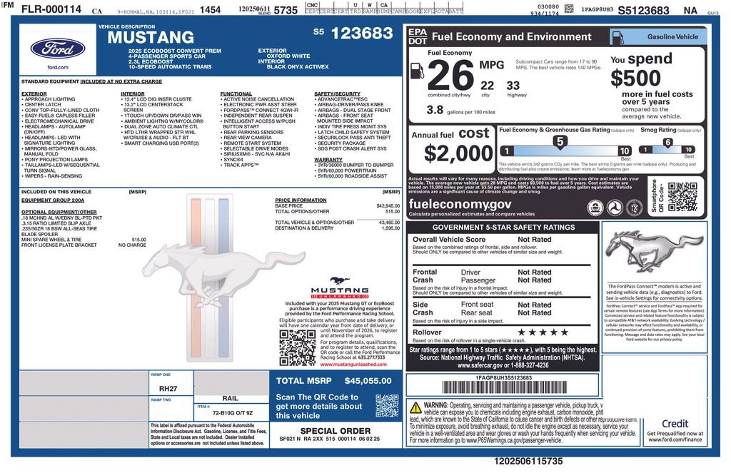 Certified 2025 Ford Mustang Premium RWD video 2