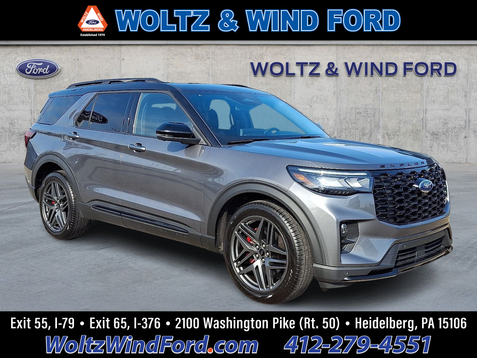 Certified 2025 Ford Explorer ST w/ Sun And Sound Package