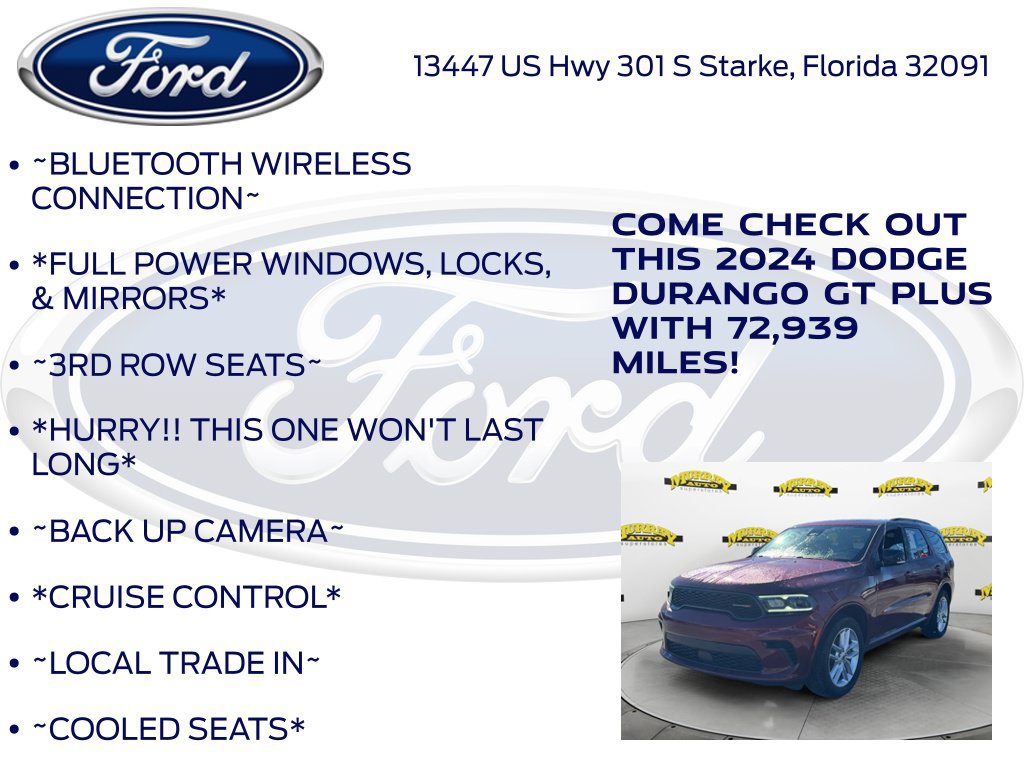 Used 2024 Dodge Durango GT AWD/4WD image 12