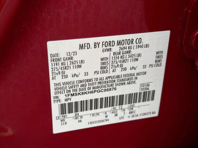 Certified 2023 Ford Explorer ST-Line w/ Class IV Trailer Tow Package AWD/4WD image 39