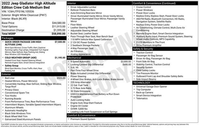 Used 2022 Jeep Gladiator Overland image 8