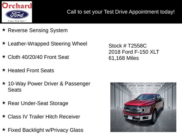 Certified 2018 Ford F150 XLT w/ Equipment Group 302A Luxury AWD/4WD image 31