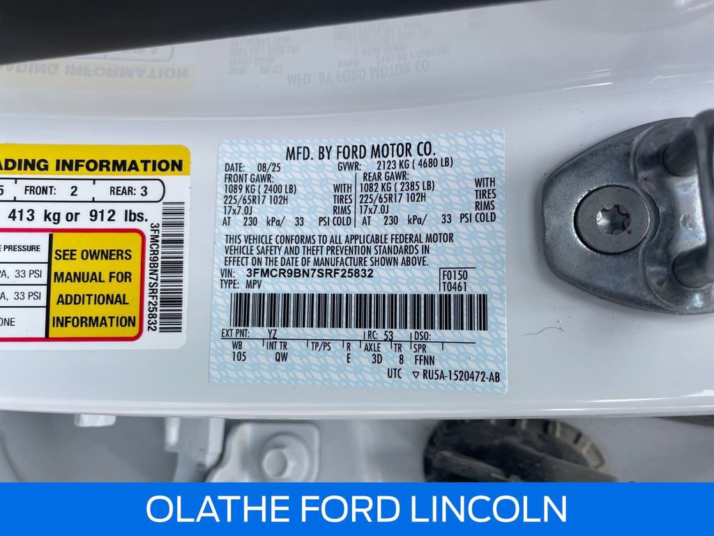 Certified 2025 Ford Bronco Sport Big Bend w/ Convenience Package AWD/4WD image 23