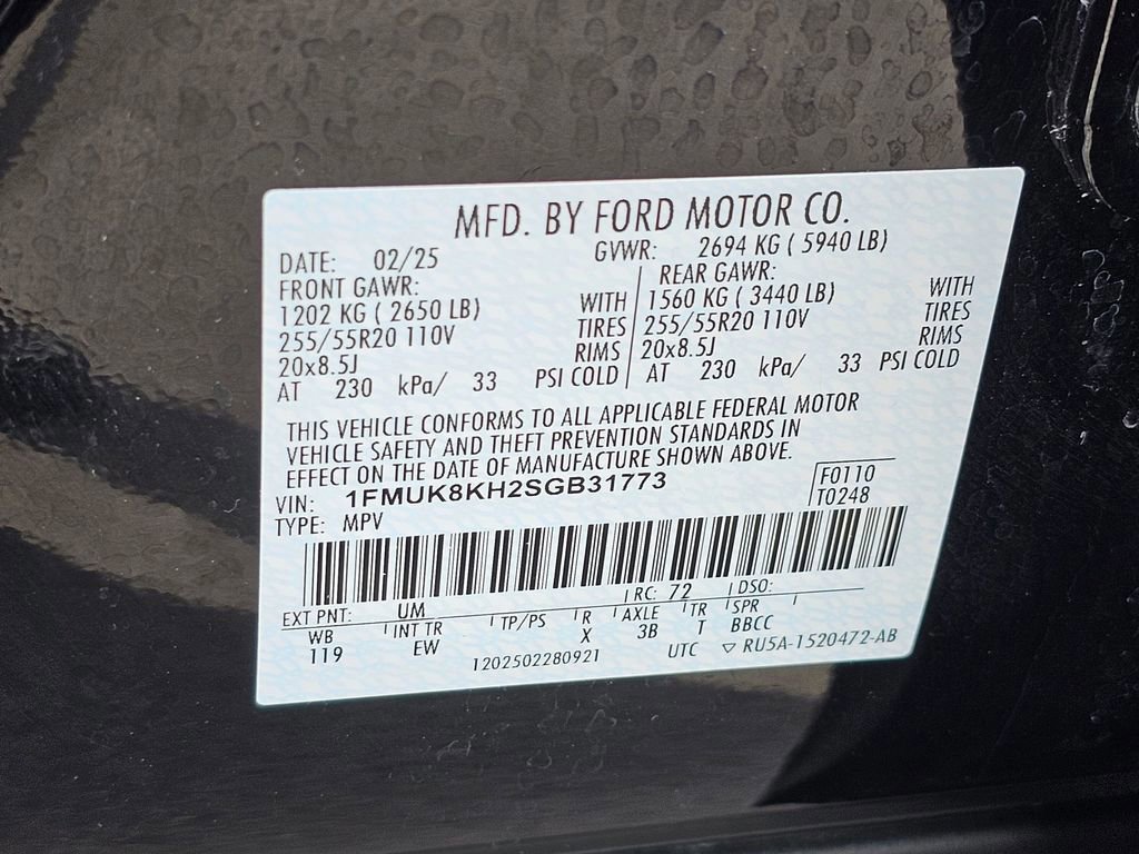 Certified 2025 Ford Explorer ST-Line image 34