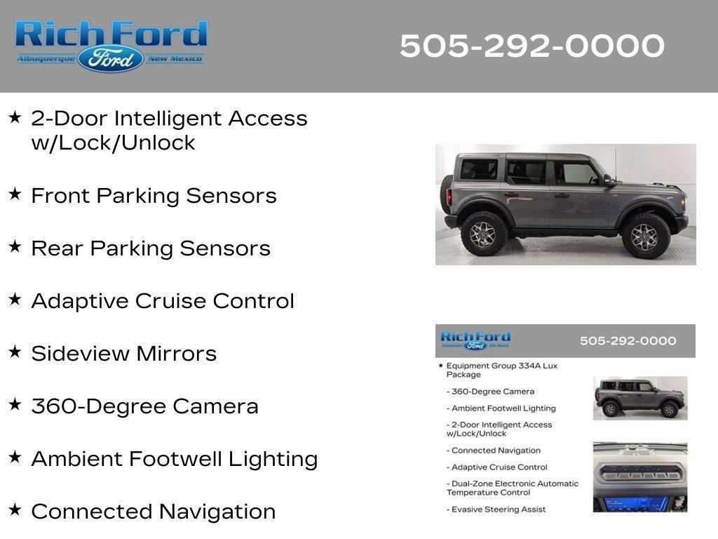 Certified 2025 Ford Bronco Badlands AWD/4WD image 87