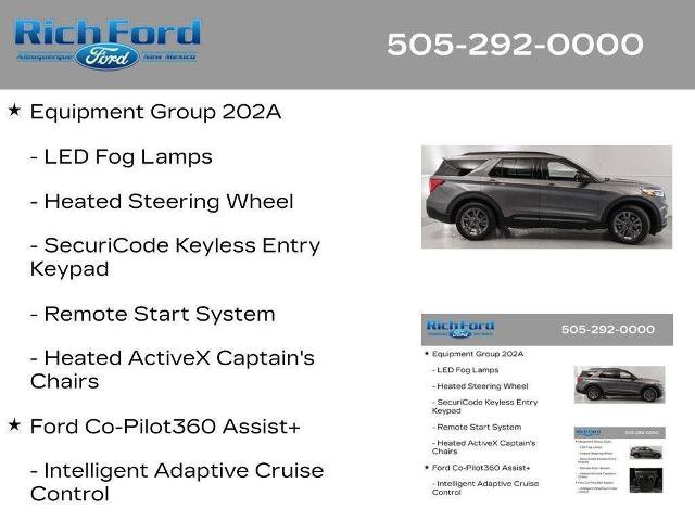 Certified 2024 Ford Explorer XLT w/ Equipment Group 202A RWD image 40