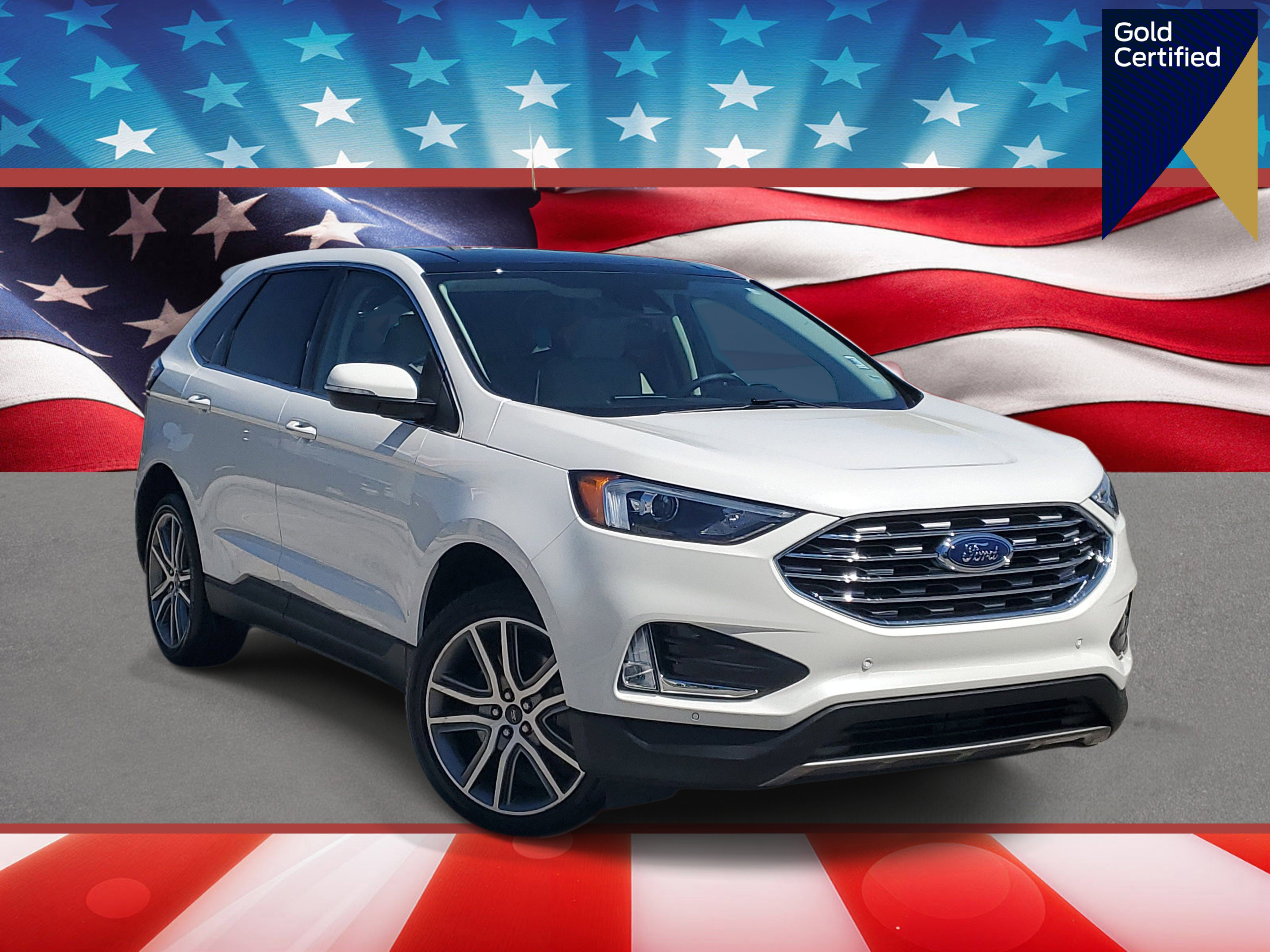 Certified 2023 Ford Edge Titanium w/ Class II Trailer Tow Package image 1