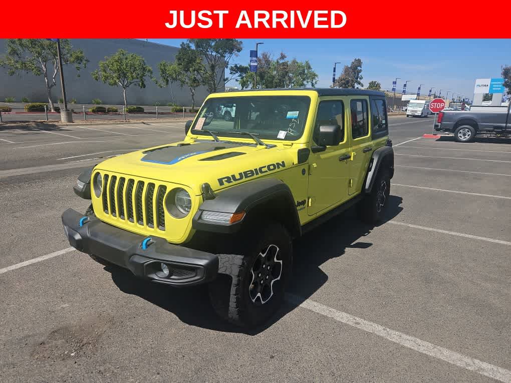 Used 2022 Jeep Wrangler Unlimited Rubicon 4xe w/ Cold Weather Group AWD/4WD image 1