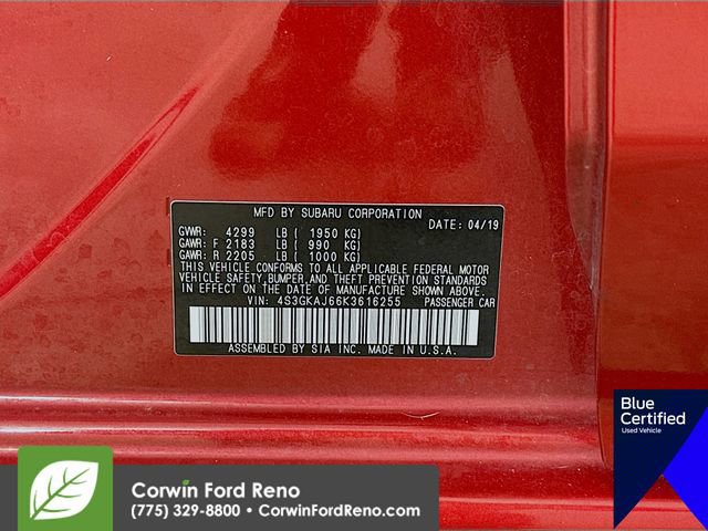 Used 2019 Subaru Impreza 2.0i Sport image 32