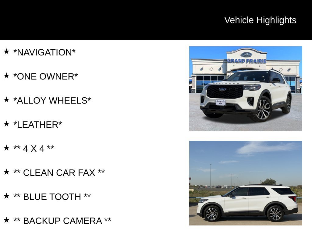 Certified 2025 Ford Explorer ST-Line AWD/4WD image 4