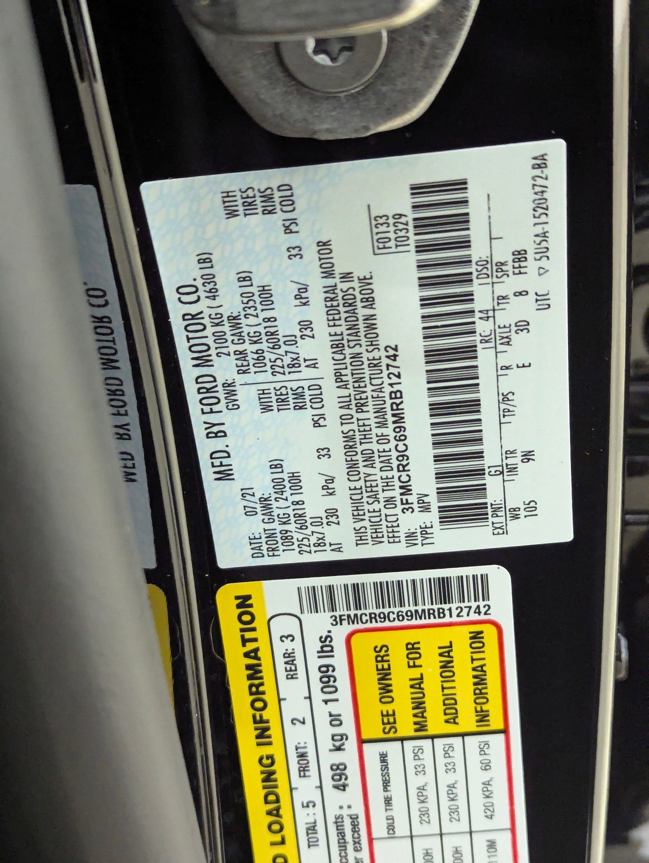 Certified 2021 Ford Bronco Sport Outer Banks image 20