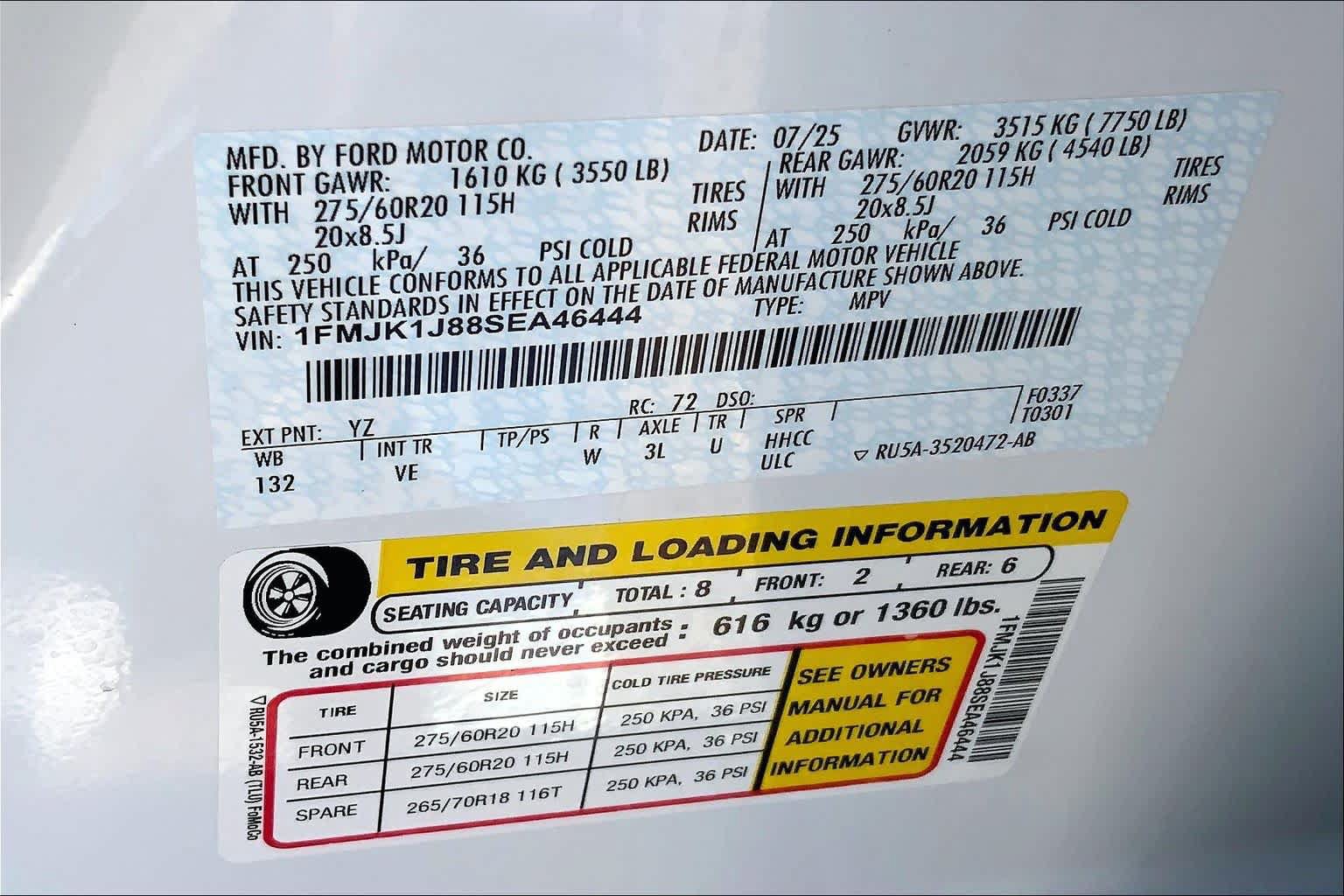 Certified 2025 Ford Expedition Max Active AWD/4WD image 34