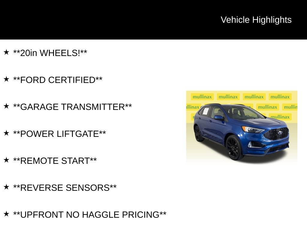 Certified 2022 Ford Edge ST-Line AWD/4WD image 13