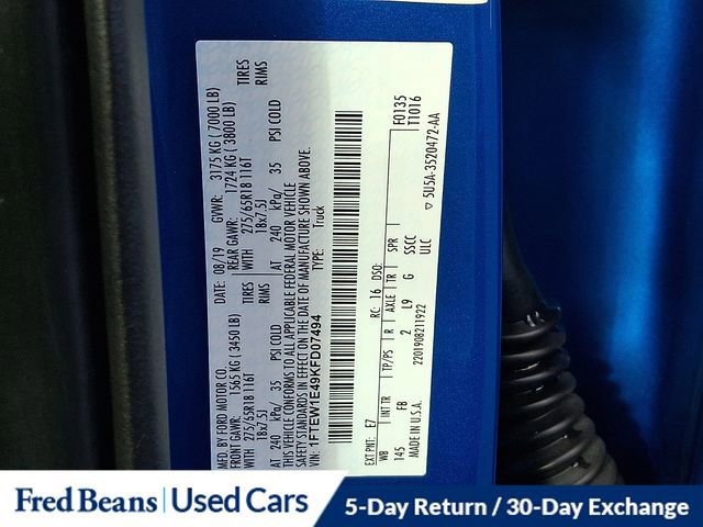 Certified 2019 Ford F150 XLT w/ Equipment Group 302A Luxury image 27