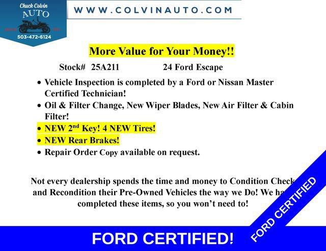 Certified 2024 Ford Escape Active image 11