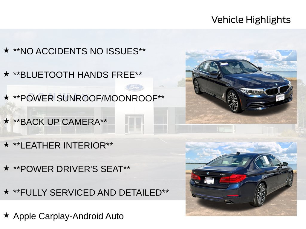 Used 2019 BMW 540i xDrive w/ Convenience Package AWD/4WD image 6