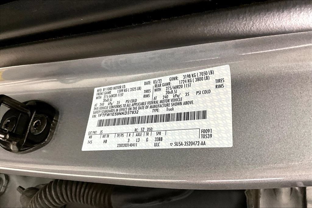 Certified 2022 Ford F150 Lariat AWD/4WD image 26