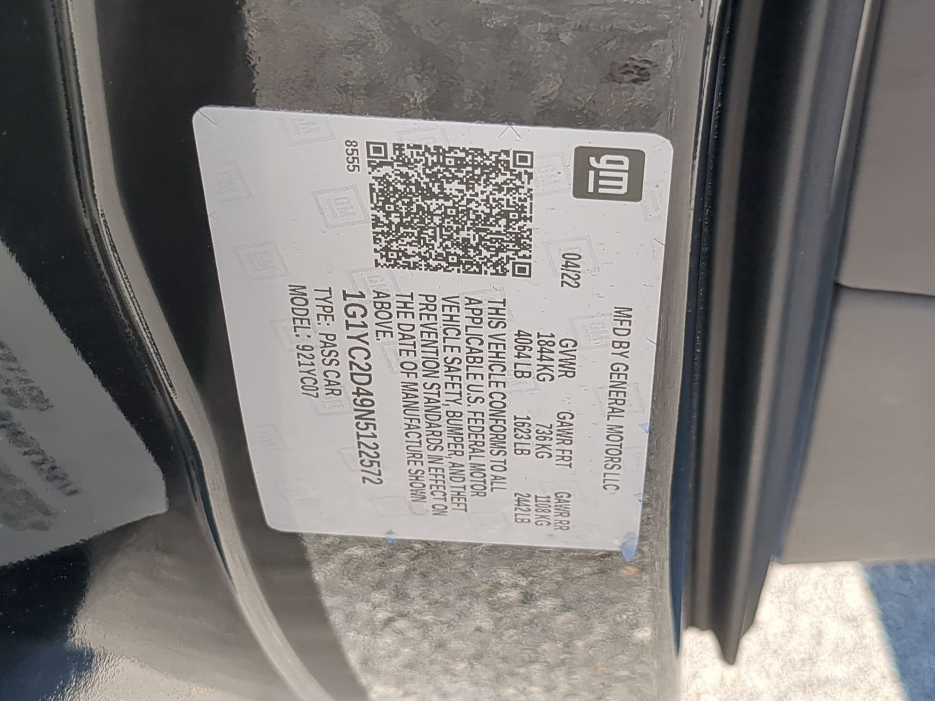 Used 2022 Chevrolet Corvette Stingray Premium Cpe w/ Z51 Performance Package image 62