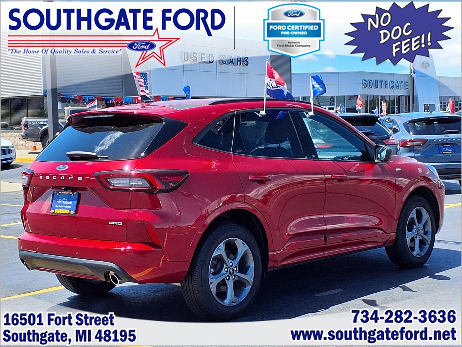 Certified 2024 Ford Escape ST-Line w/ Tech Pack #1 AWD/4WD image 2