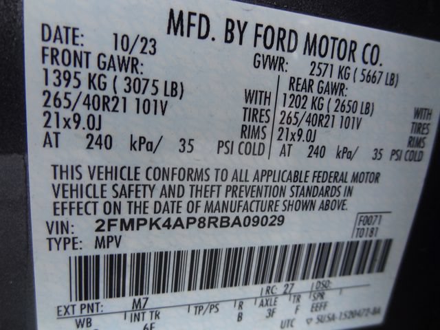 Certified 2024 Ford Edge ST w/ Equipment Group 401A AWD/4WD image 49