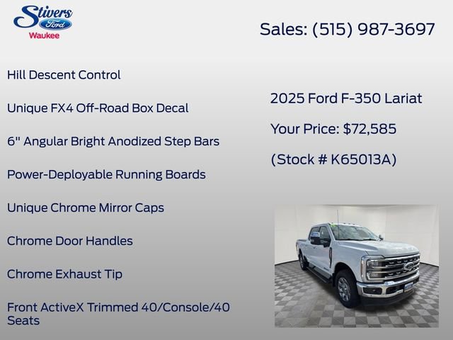 Certified 2025 Ford F350 Lariat w/ Lariat Ultimate Package AWD/4WD image 34