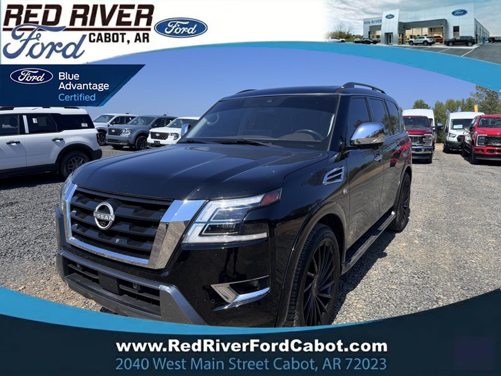 Used 2021 Nissan Armada Platinum w/ Captain's Chairs Package