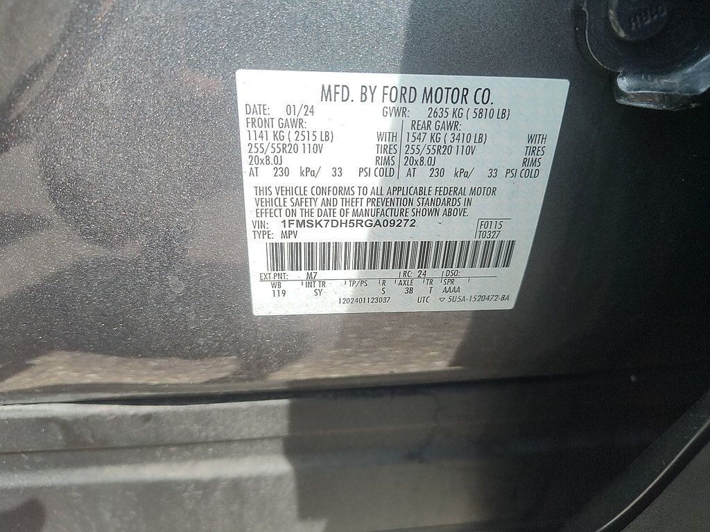 Certified 2024 Ford Explorer XLT w/ Equipment Group 202A RWD image 23